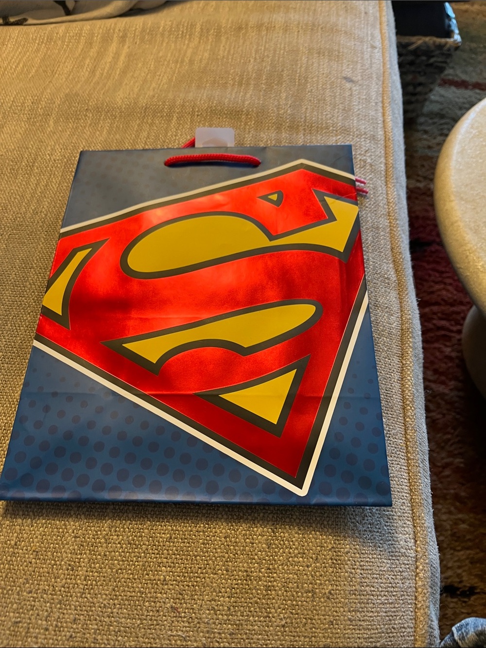 Hallmark Superman Red, Yellow & Blue Gift Bag